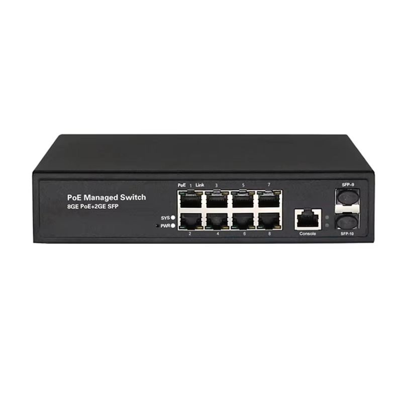 Managed Gigabit Poe Switch 8 Port 802.3At - Switch de rede gerenciado L2 Gigabit