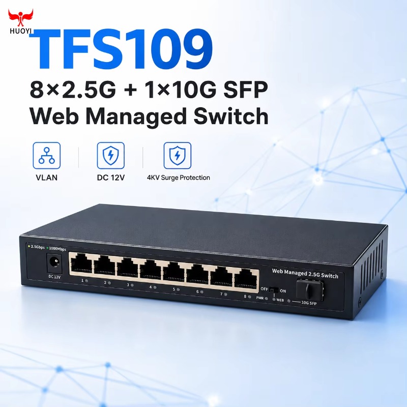 Switch gerenciado de 8 portas  - Sfp+ 10G Managed Switch 8 Port avaliação e preço