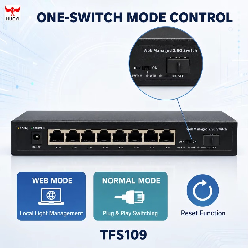 Switch gerenciado de 8 portas  - Sfp+ 10G Managed Switch 8 Port avaliação e preço