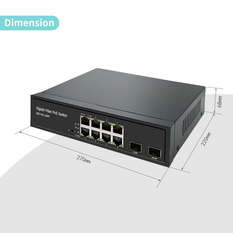 Switch Ethernet PoE+ de 120W c - Managed Gigabit Poe Switch 8 Port 802.3At avaliação e preço
