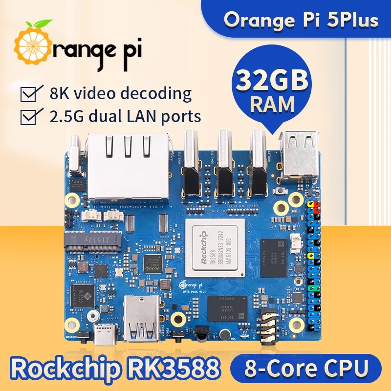 Orange Pi 5 Plus 4 8 16 32GB R - Orange Pi 5 Plus 32Gb avaliação e preço